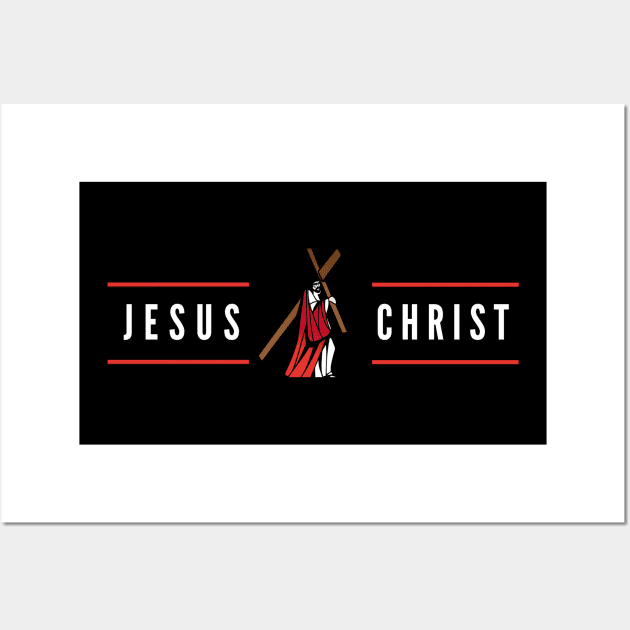 Jesus Christ Cross Wall Art by Happy - Design